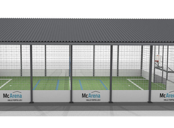 McArena - multifunksjonell utendørshall Med tak og nettvegger